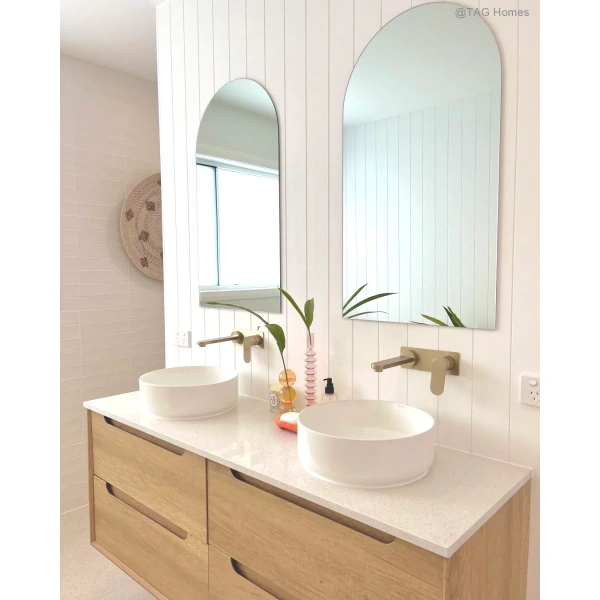 Byron 1200mm Wall Hung Vanity Double Bowl - Image 3