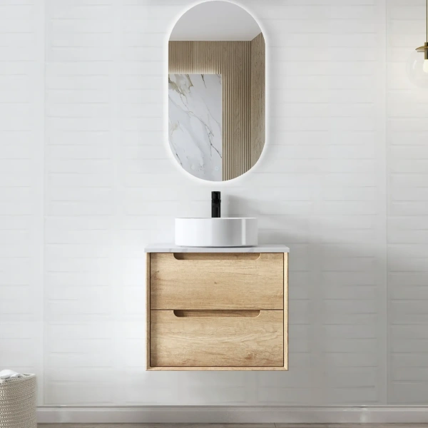 Byron 600mm  Wall Hung Vanity - Image 2