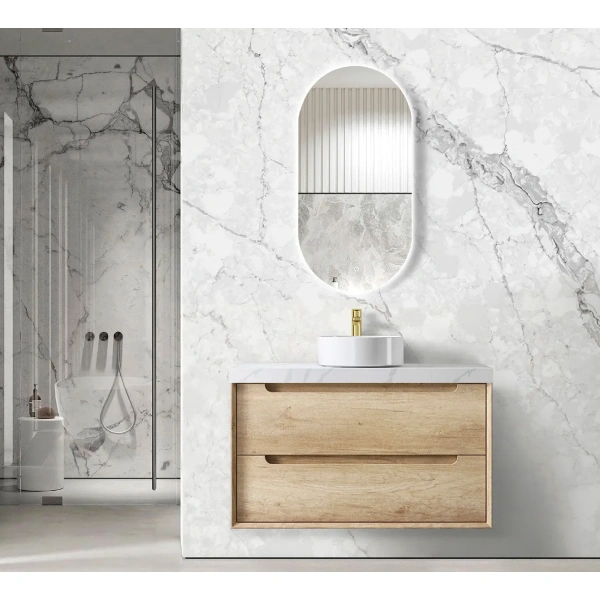 Byron 900mm Wall Hung Vanity - Image 7