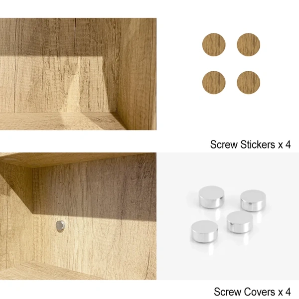 Byron 600x800 Natural Oak Shaving Cabinet - Image 3