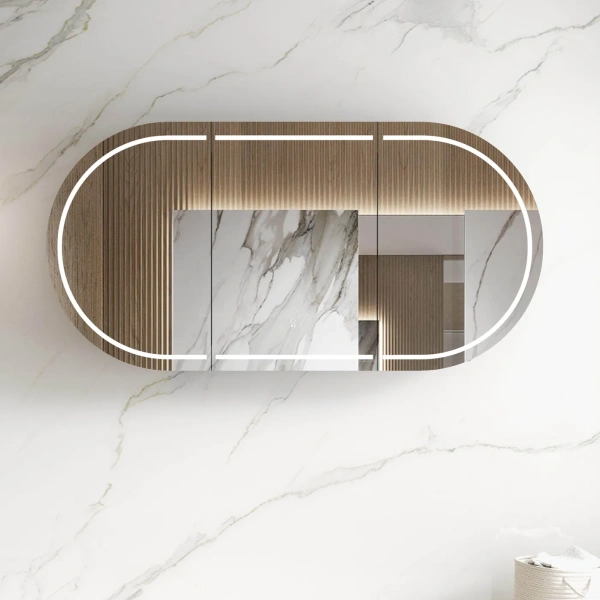 LED Bondi 1800x900 Shaving Cabinet - Image 3