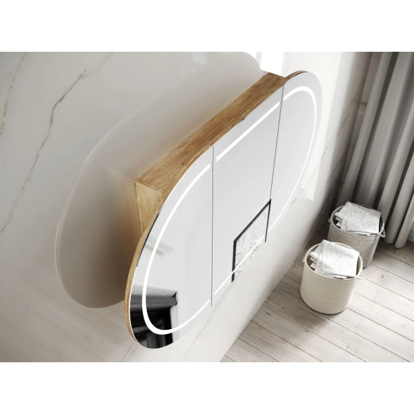 LED Bondi 1800x900 Shaving Cabinet - Image 4