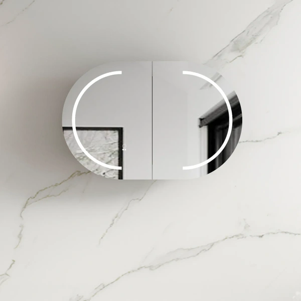 LED Bondi 900x600 Shaving Cabinet - Image 9
