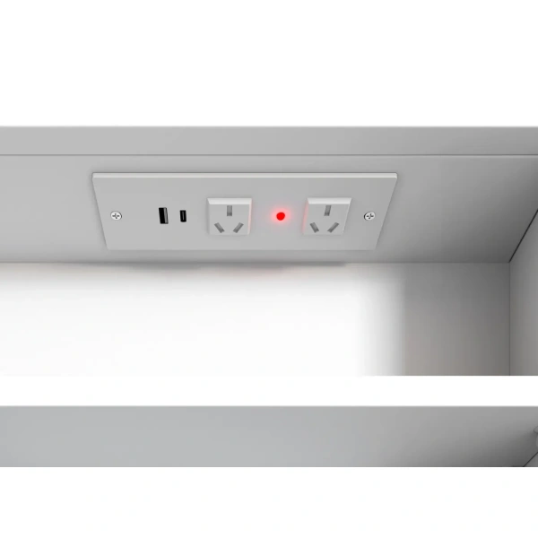 LED London 800mm White Shaving Cabinet - Image 5