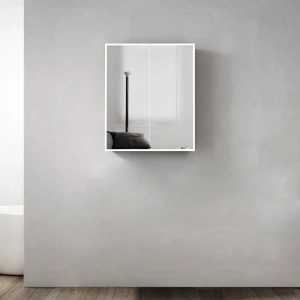 LED Moonlight 600x650 Shaving Cabinet 2 Doors