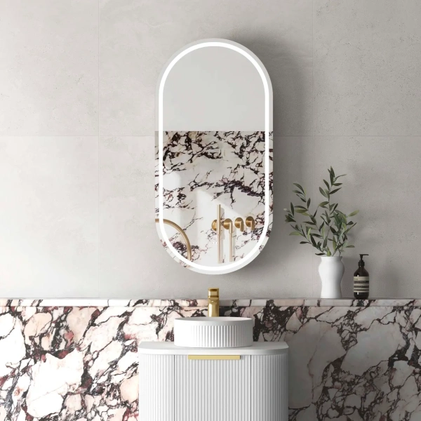 LED Noosa 900x450 Shaving Cabinet