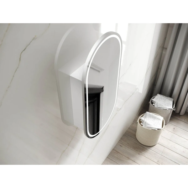 LED Noosa 900x450 Shaving Cabinet - Image 5