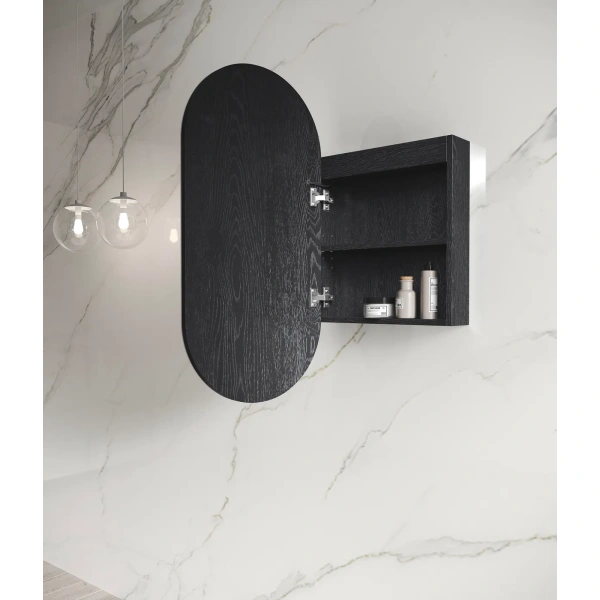 LED Noosa 900x450 Shaving Cabinet - Image 2