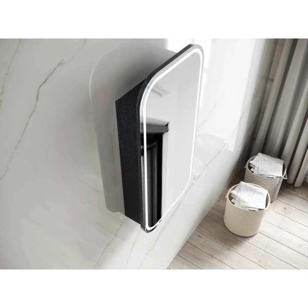 LED Newport 900x450 Shaving Cabinet Soft Square - Image 2