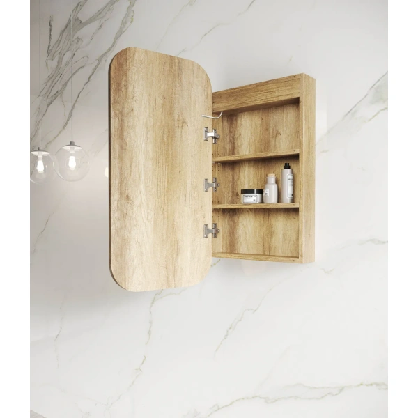 LED Newport 900x450 Shaving Cabinet Soft Square - Image 6