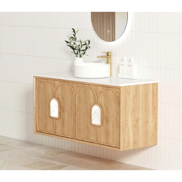 Laguna 1200mm Oak Wall Hung Vanity - Image 10