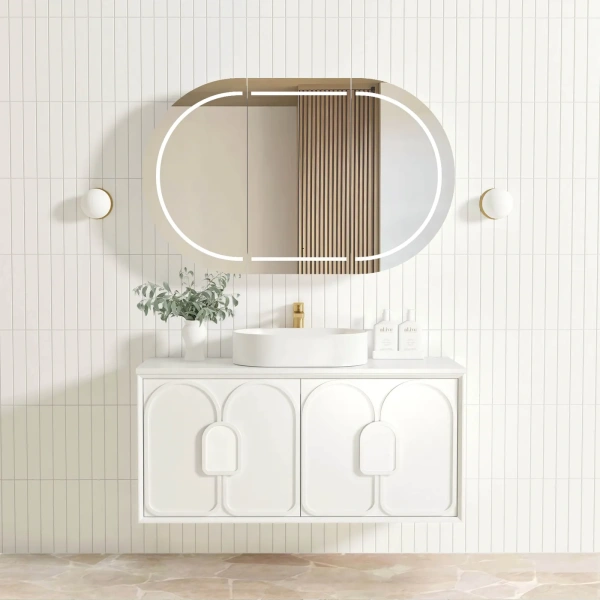 Laguna 1200mm Oak Wall Hung Vanity - Image 15