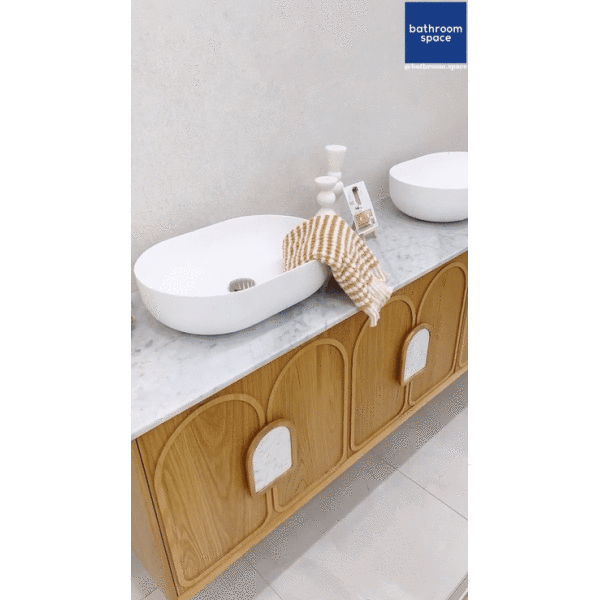 Laguna 1800mm Oak Wall Hung Vanity - Image 7