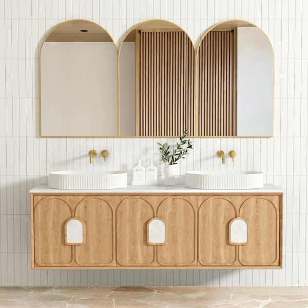 Laguna 1800mm Oak Wall Hung Vanity - Image 9