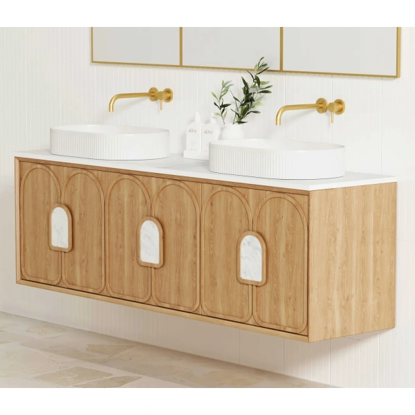 Laguna 1800mm Oak Wall Hung Vanity - Image 8