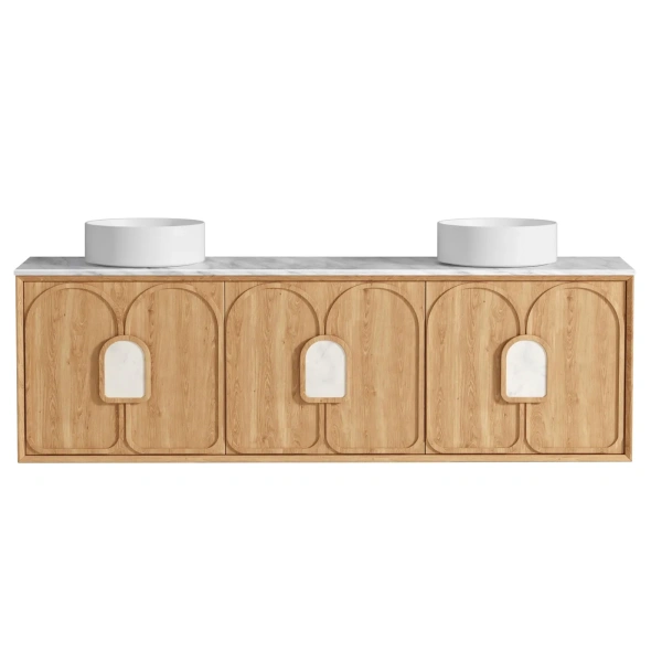 Laguna 1800mm Oak Wall Hung Vanity - Image 11