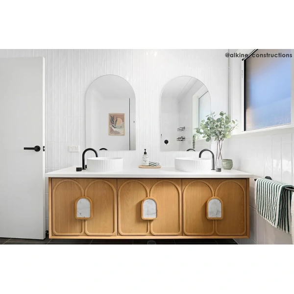 Laguna 1800mm Oak Wall Hung Vanity - Image 6