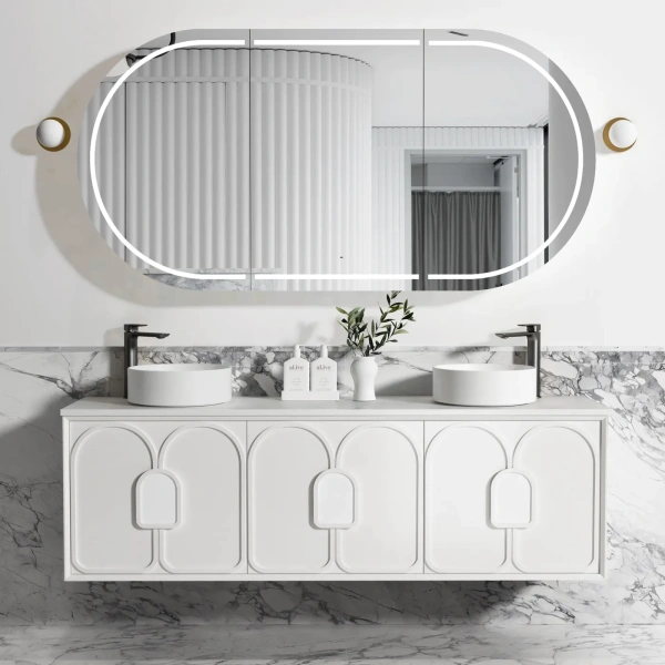 Laguna 1800mm Oak Wall Hung Vanity - Image 2