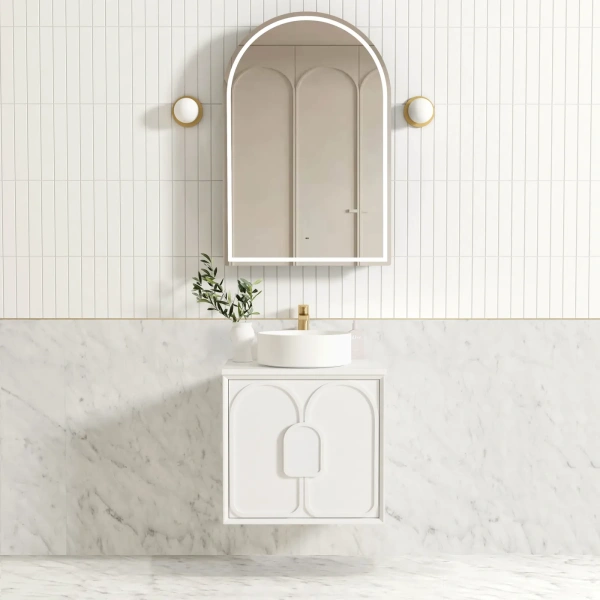 Laguna 600mm Oak Wall Hung Vanity - Image 15