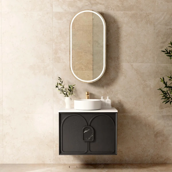 Laguna 750mm Oak Wall Hung Vanity - Image 17