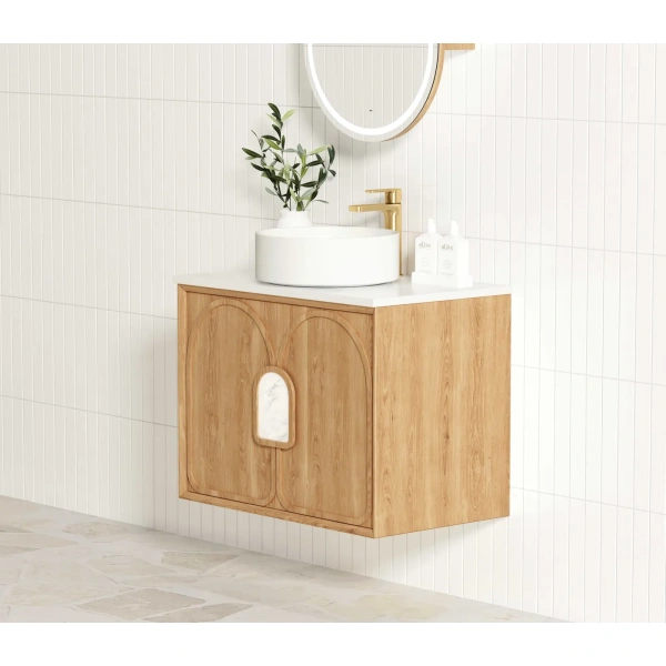 Laguna 750mm Oak Wall Hung Vanity - Image 12