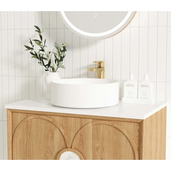 Laguna 750mm Oak Wall Hung Vanity - Image 11