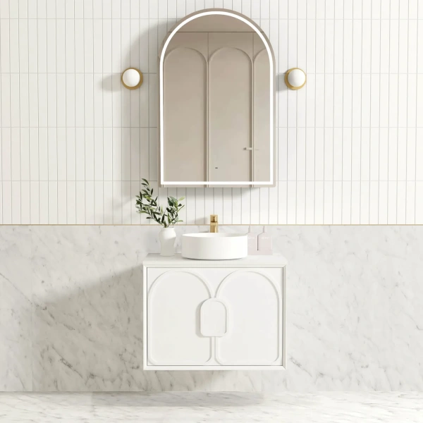 Laguna 750mm Oak Wall Hung Vanity - Image 7