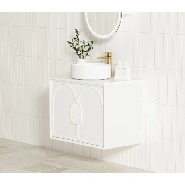 Laguna 750mm Oak Wall Hung Vanity - Image 5