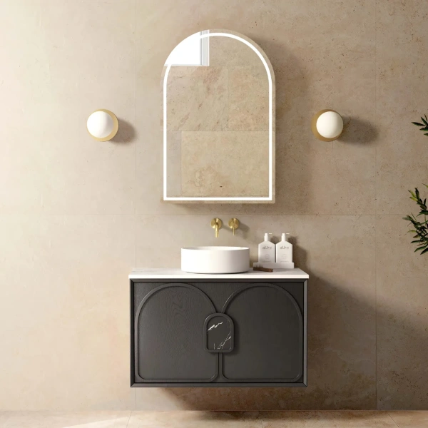 Laguna 900mm Oak Wall Hung Vanity - Image 14