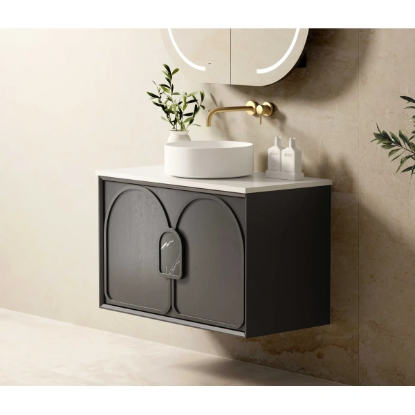 Laguna 900mm Oak Wall Hung Vanity - Image 15