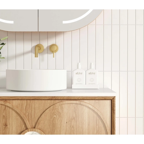 Laguna 900mm Oak Wall Hung Vanity - Image 10
