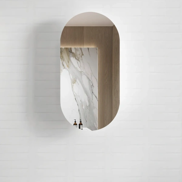 Noosa 900x450 Shaving Cabinet - Image 4