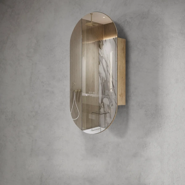 Noosa 900x450 Shaving Cabinet - Image 3
