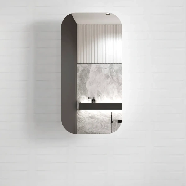 Newport 900x450 Shaving Cabinet - Image 3