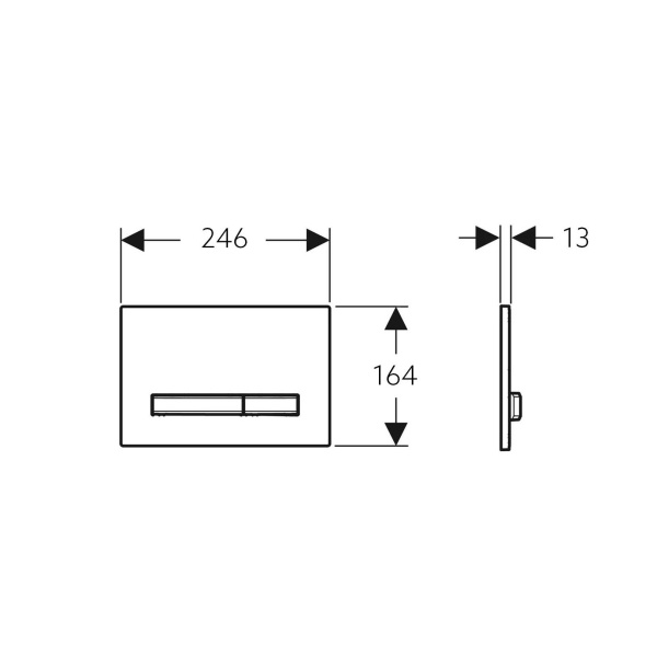 Geberit Sigma 50 Push Button Chrome  - 115.788.SD.5 - Image 2