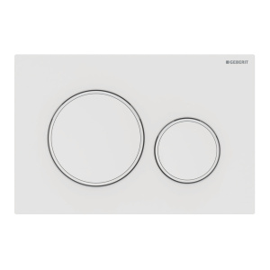 In-Wall Toilet Suit - Push Buttons - Geberit - 115.882.01.1