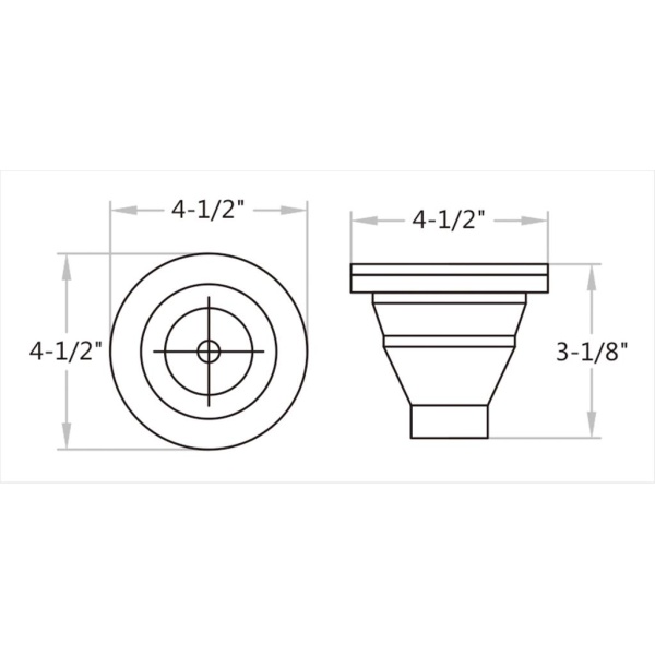 Kitchen Accessories – Ceramic Sink Waste - PCSW - Image 2