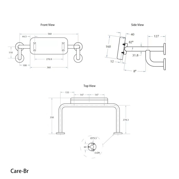 Care Toilet - Back Rest for CL024 - Image 2