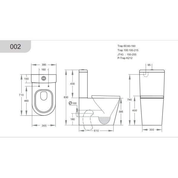 Toilet Suites - Boxrim - Avery KDK002 Box Rim Pan - Image 6