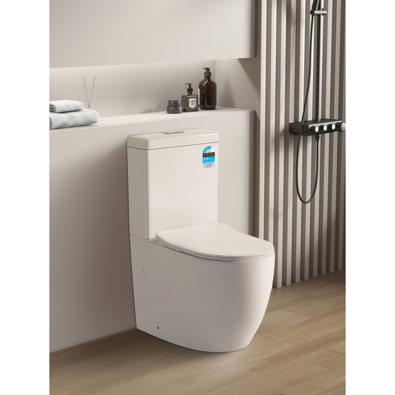 Veda Rimless Tornado Toilet Suite