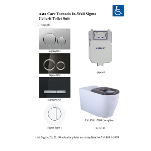 Care In-wall Sigma Set – Asta Care Tornado In-Wall Sigma Geberit Toilet Suite