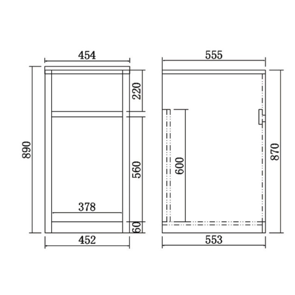 Laundry Tub – 35 Litre Stainless Laundry Tub - PPLT455 pvc - Image 3