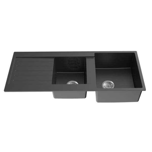 Quartz Kitchen Sink – QKS11650DD-MB - Image 2