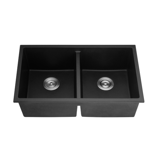 Quartz Kitchen Sink – QKS7645D-MB - Image 2