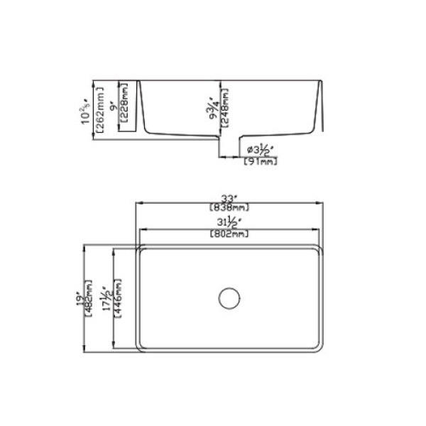 Quartz Kitchen Sink - QKS8348S - Image 4