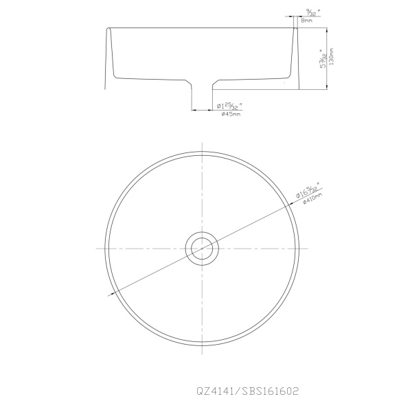 Quartz Kitchen Sink – QKS4141-MB - Image 2