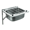 Cleaner Sink – Cleaners sink with Wall Brackets and Grate