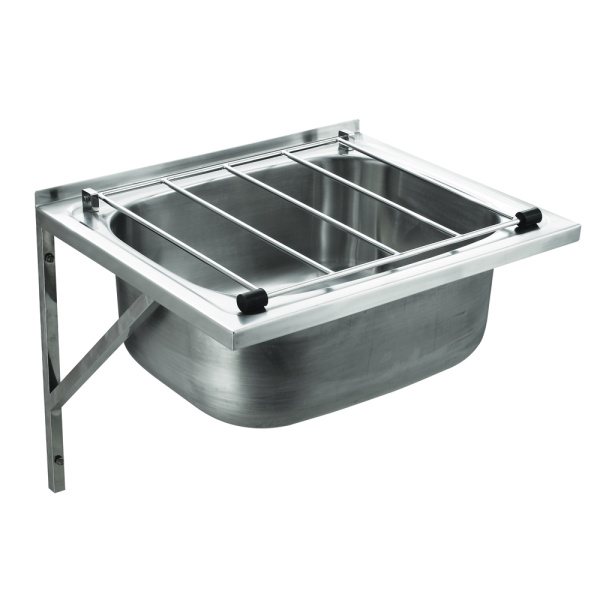 Cleaner Sink – Cleaners sink with Wall Brackets and Grate