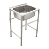 Cleaner Sink – Free standing Cleaners sink with Wall mount legs