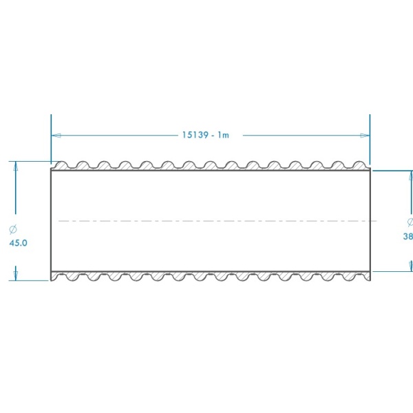 Bathtub Waste Flexible Tube 15139   - 15139 - Image 4